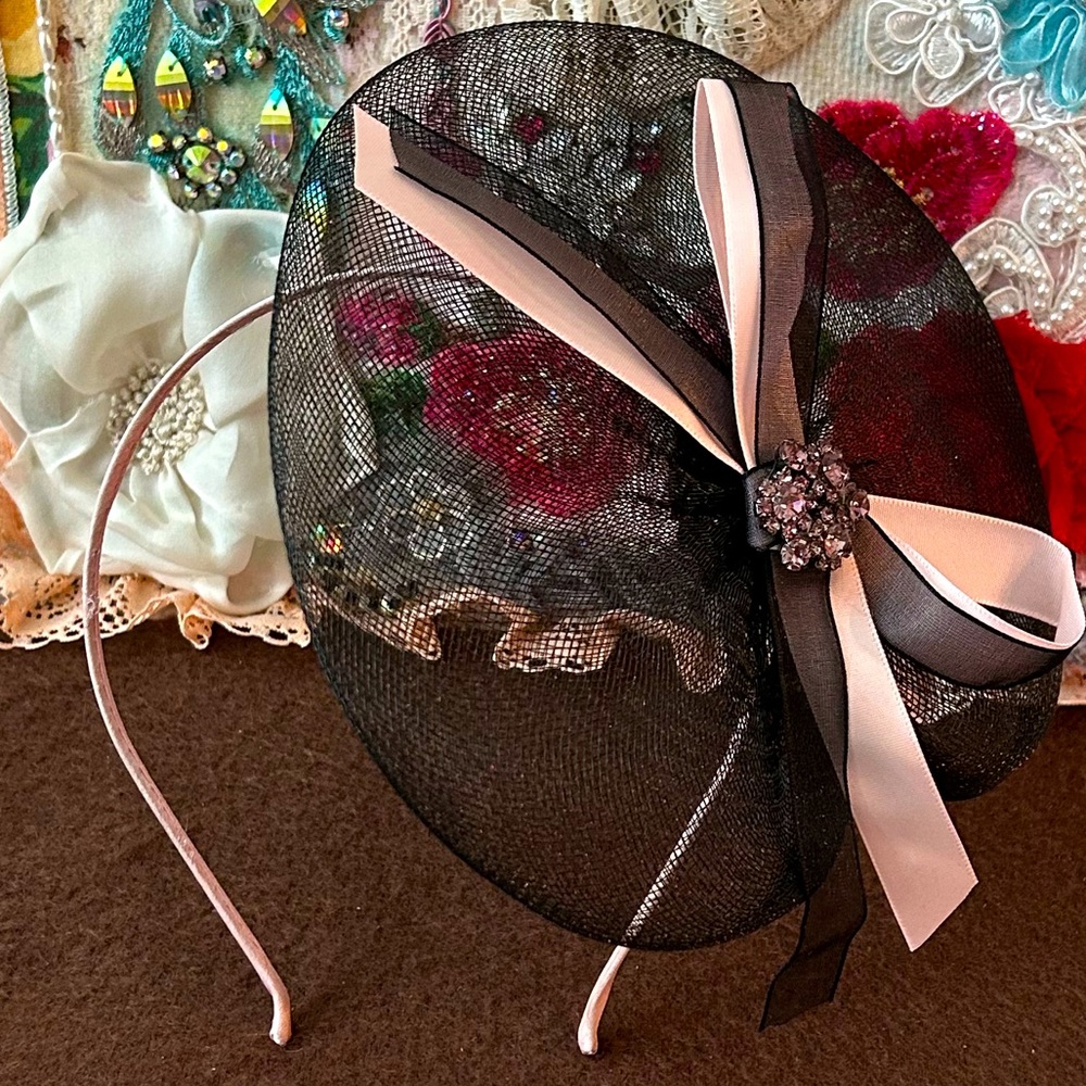 Vintage Derby Style Fascinator Headband